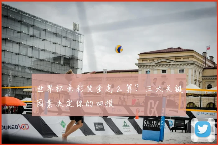世界杯竞彩奖金怎么算？三大关键因素决定你的回报